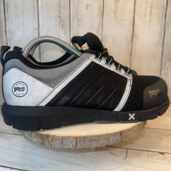 Timberland PRO Radius SD10 Safety Toe Work Shoes Women's Size 8.5 M Black PRO589 - Picture 7 of 12